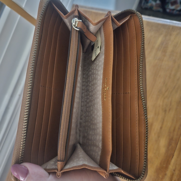 Kate Spade Brown Leather Wallet - Picture 3 of 4